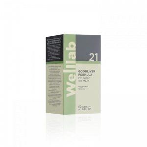 БАД для печени Welllab GOODLIVER FORMULA, 60 капсул